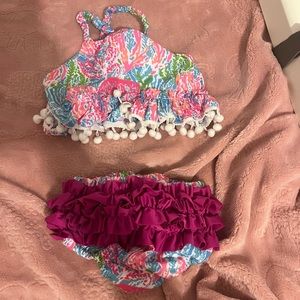 Lily Pullitzer Ruffle Butts 12 month swimsuit